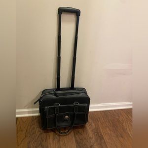 Samsonite Heritage Travelware 938595 Wheeled black commuter bag.